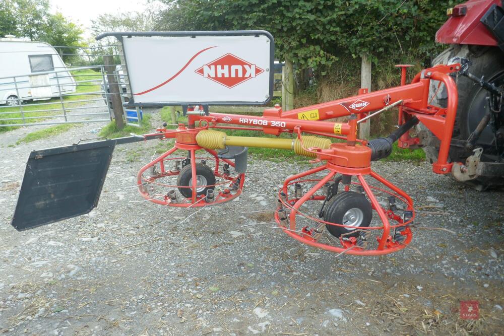 2011 KUHN HAYBOB 360 VGHS HAY TURNER