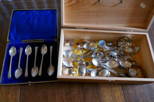 SMALL SPOON SET & COMMEMORATIVE SPOONS