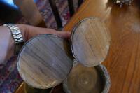 QTY PEWTER STYLE ORNAMENTS - 7