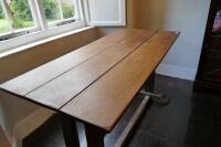 WOODEN DINING TABLE - 6