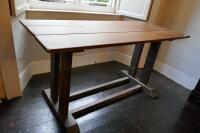 WOODEN DINING TABLE - 7