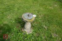 STONE SUN DIAL - 2