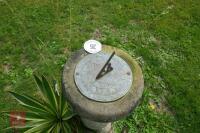 STONE SUN DIAL - 4