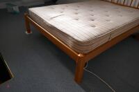 PINE DOUBLE BED FRAME & MATTRESS - 6