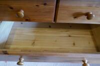 PINE CHEST OF DRAWERS - 5