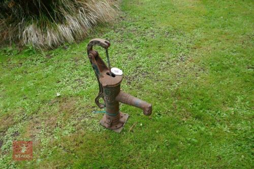 ORNATE CAST WELL PUMP