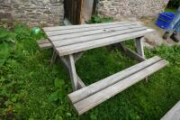 59'' X 21'' PICNIC TABLE - 6