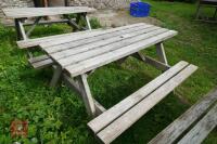 59'' X 21'' PICNIC TABLE - 2