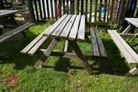 59'' X 21'' PICNIC TABLE - 4