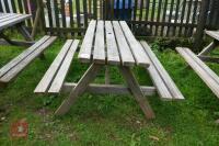 59'' X 21'' PICNIC TABLE - 5