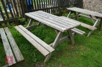 59'' X 21'' PICNIC TABLE - 6