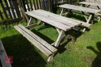 59'' X 21'' PICNIC TABLE - 2