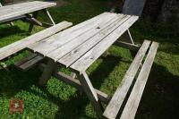 59'' X 21'' PICNIC TABLE - 4