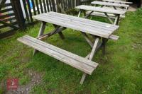 59'' X 21'' PICNIC TABLE - 2