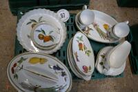 ROYAL WORCESTER SERVING DISHES + PLATES - 2