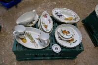 ROYAL WORCESTER SERVING DISHES + PLATES - 3