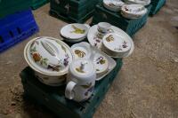 ROYAL WORCESTER SERVING DISHES + PLATES - 3