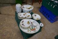 ROYAL WORCESTER SERVING DISHES + PLATES - 7