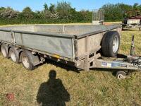 IFOR WILLIAMS 16' TRI-AXLE TRAILER - 20