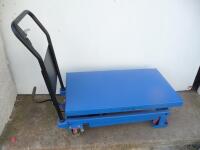 MOBILE DOUBLE SCISSOR LIFT TABLE