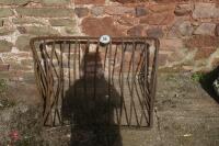 3' WALL MOUNTED IRON HAY RACK (69) - 2