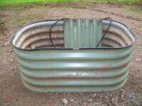 CORRUGATED TIN RAISED BED