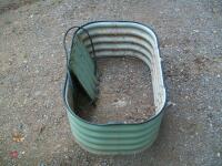 CORRUGATED TIN RAISED BED - 2