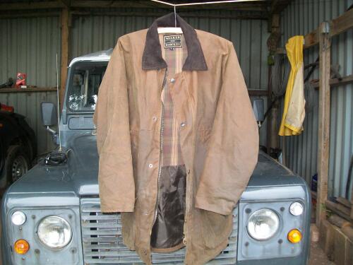 SMALL BROWN WALKER & HAWKES WAX JACKET