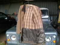 SMALL BROWN WALKER & HAWKES WAX JACKET - 3