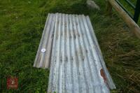 4 SHEETS OF GALVANISED TIN - 5