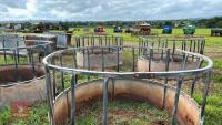 GALVANISED CATTLE RING FEEDER - 4