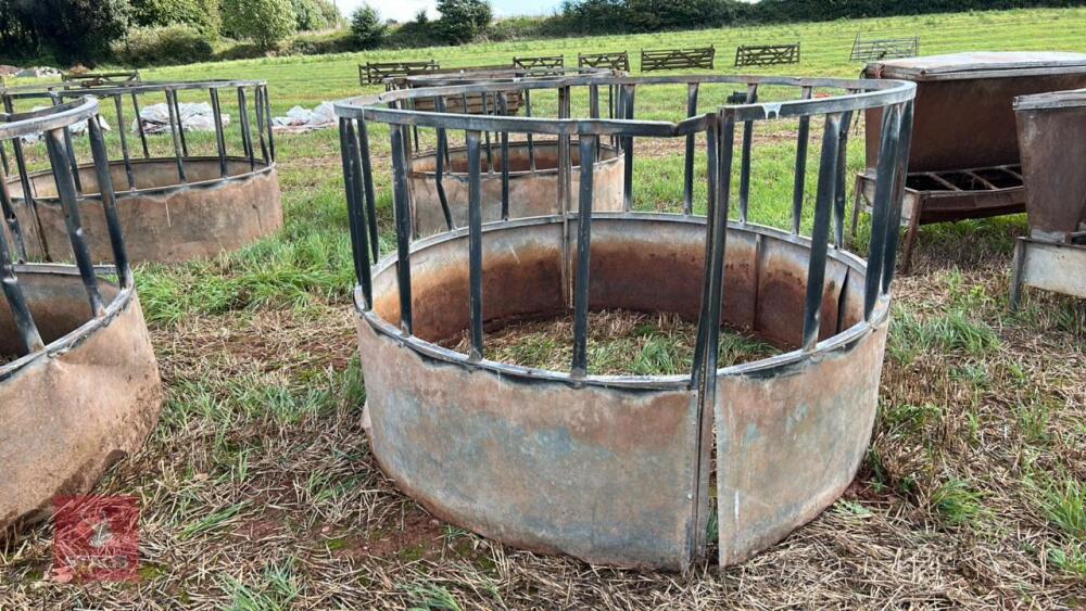 GALVANISED CATTLE RING FEEDER