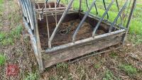 7' SQUARE GALVANISED CATTLE FEEDER - 3