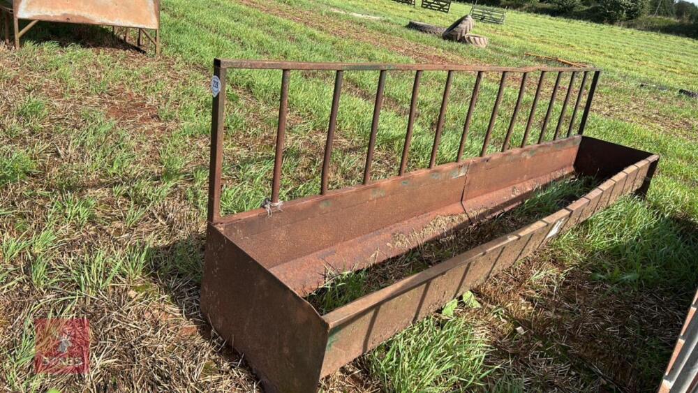 15' CATTLE FEED TROUGH/BARRIER