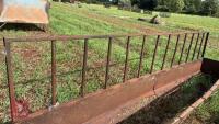 15' CATTLE FEED TROUGH/BARRIER - 3