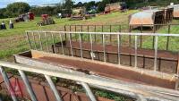 15' CATTLE FEED TROUGH/BARRIER - 2