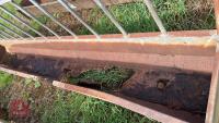 15' CATTLE FEED TROUGH/BARRIER - 3