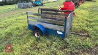 6'X4' SINGLE AXLE QUAD BIKE TRAILER