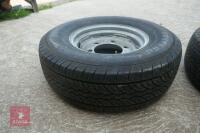 2 X 235/75 R15 WHEELS AND TYRES - 6