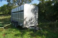 2005 IFOR WILLIAMS 14' LIVESTOCK TRAILER