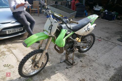 KAWASAKI 85CC BIG WHEEL MOTORBIKE