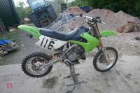 KAWASAKI 85CC SMALL WHEEL MOTORBIKE - 8