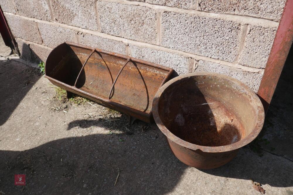 3' CAST TROUGH & CAST BELL PLANTER