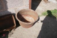 3' CAST TROUGH & CAST BELL PLANTER - 6