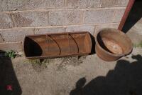 3' CAST TROUGH & CAST BELL PLANTER - 9