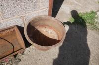 3' CAST TROUGH & CAST BELL PLANTER - 10