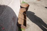 3' CAST TROUGH & CAST BELL PLANTER - 11