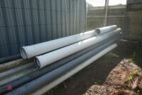 QTY OF PLASTIC DRAINAGE PIPE - 4