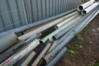 QTY OF PLASTIC DRAINAGE PIPE - 10