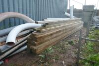 22 LENGTHS OF 4'' + 5'' X 2'' BATTEN - 2